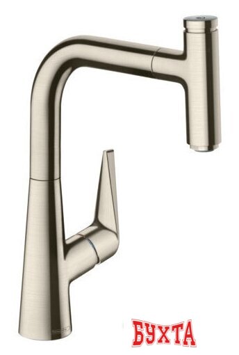 Смеситель Hansgrohe M5115-H220 73852800 (стальной) 1