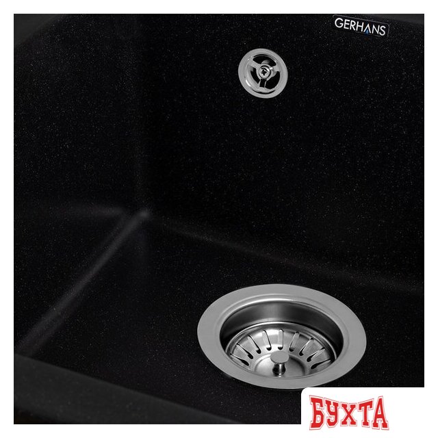 Кухонная мойка Gerhans A10 (оникс) 4
