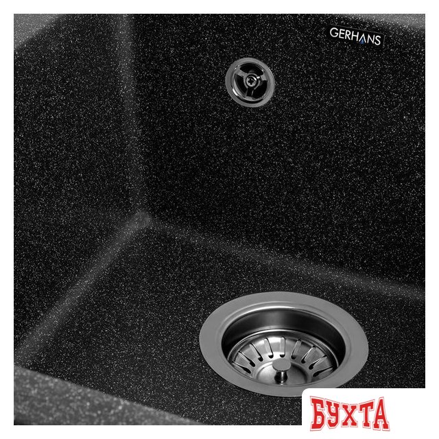 Кухонная мойка Gerhans A10 (черный) 4