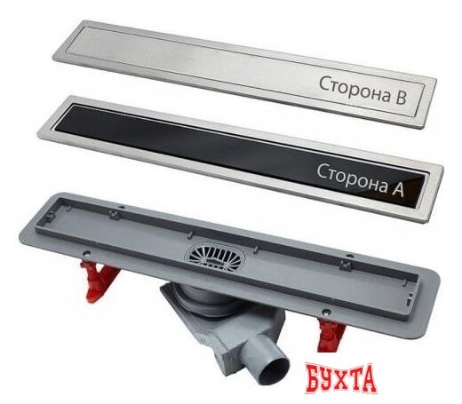 Трап/канал Pestan Confluo Premium Black Glass Line 550 2