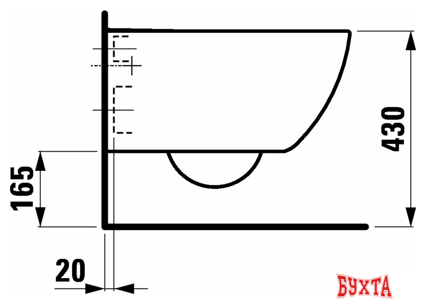 Унитаз подвесной Laufen Palomba (подвесной) 3