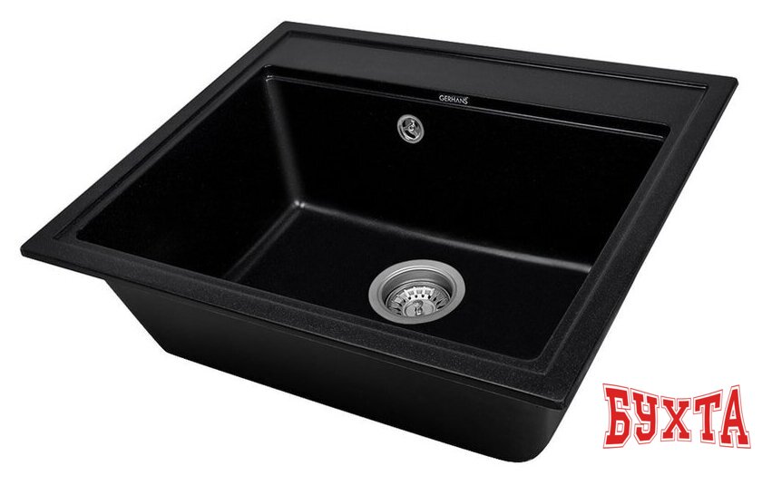 Кухонная мойка Gerhans A12 (оникс) 3