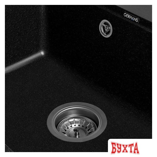 Кухонная мойка Gerhans A12 (оникс) 4