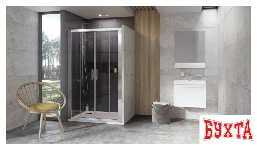 Душевая дверь Ravak 10DP4 190 (белый/прозрачное) 2