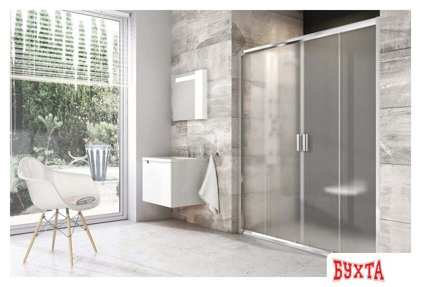 Душевая дверь Ravak Blix BLDP4 190 (белый/grape) 1