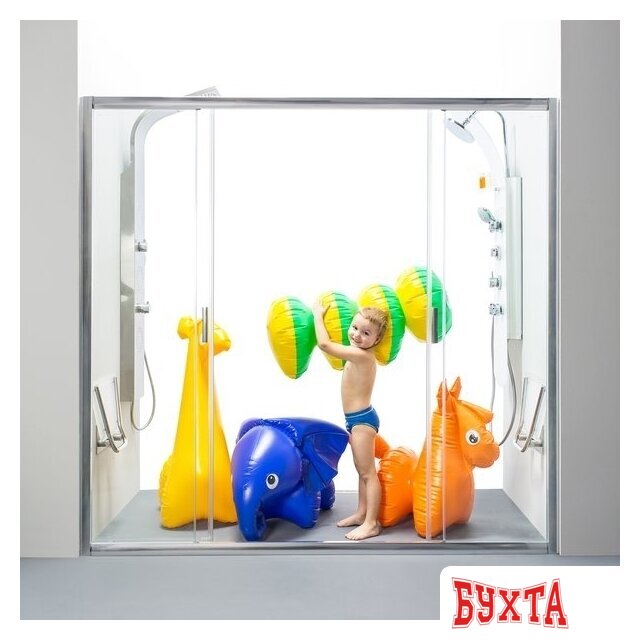 Душевая дверь Ravak Blix BLDP4 190 (белый/прозрачное) 2