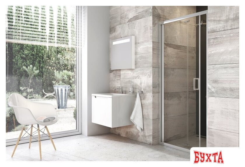 Душевая дверь Ravak Blix BLDZ2 80 (серебристый/прозрачное) 1