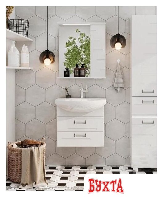 Мебель для ванных комнат Volna Тумба под умывальник Joli 60.2Y 3