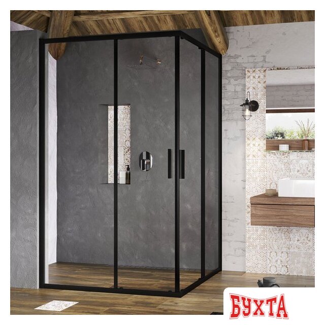 Душевая дверь Ravak BLSRV2K-80 X1XM40300Z1 2