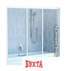 Пластиковая шторка для ванны Ravak Supernova AVDP3 150 (белый/rain) 3