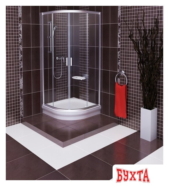 Душевой уголок Ravak Blix BLCP4 90x90 (белый/прозрачное) 3