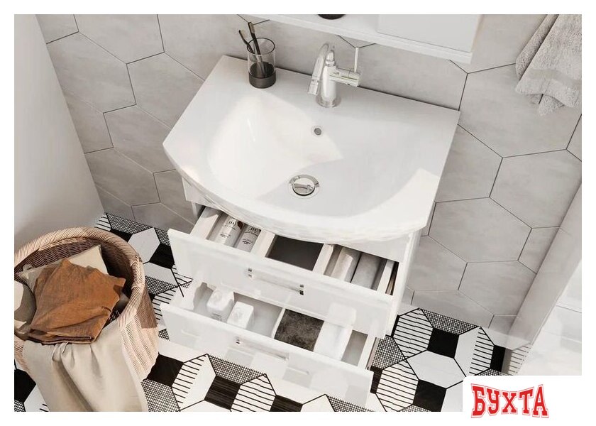 Мебель для ванных комнат Volna Тумба под умывальник Joli 70.2Y 5