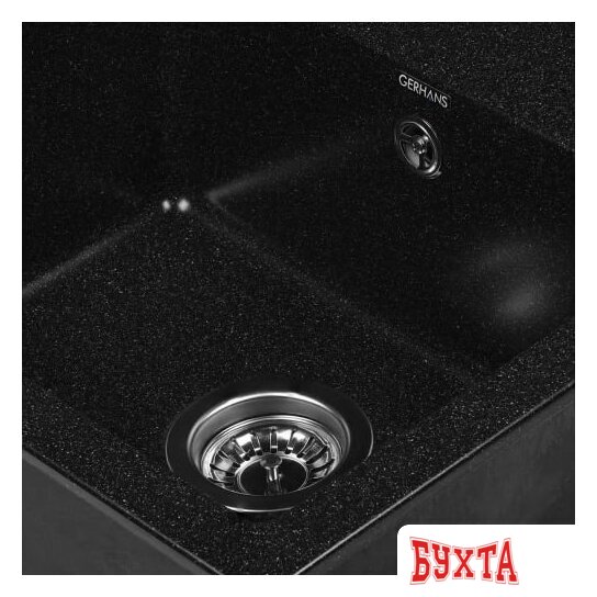 Кухонная мойка Gerhans В19 (черный) 4