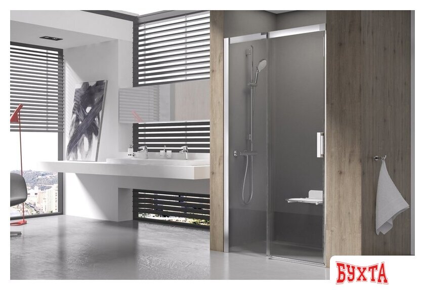 Душевая дверь Ravak MSD2 120 L (серебристый/прозрачное) левая 1