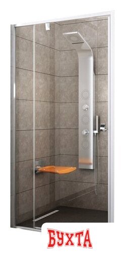 Душевая дверь Ravak Pivot PDOP2 110 (сатин/прозрачное) 1