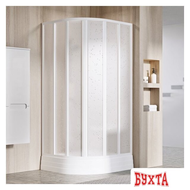 Душевой уголок Ravak Supernova SKKP6 - 90 (прозрачный/белый) 2