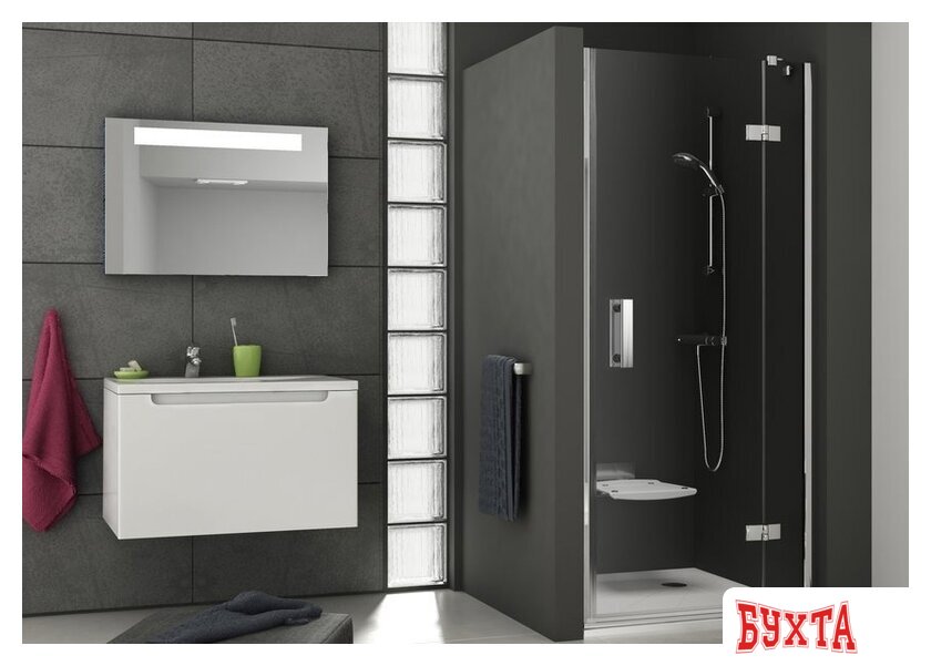 Душевая дверь Ravak SmartLine SMSD2 120 R (хром/прозрачное) 2