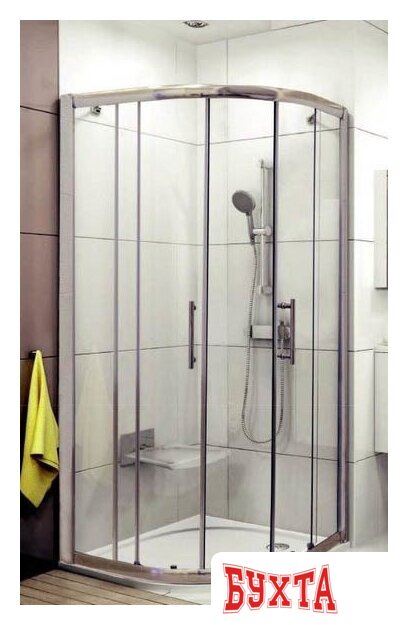 Душевой уголок Ravak Blix XP2CP4 87x87 (хром/прозрачное) 1