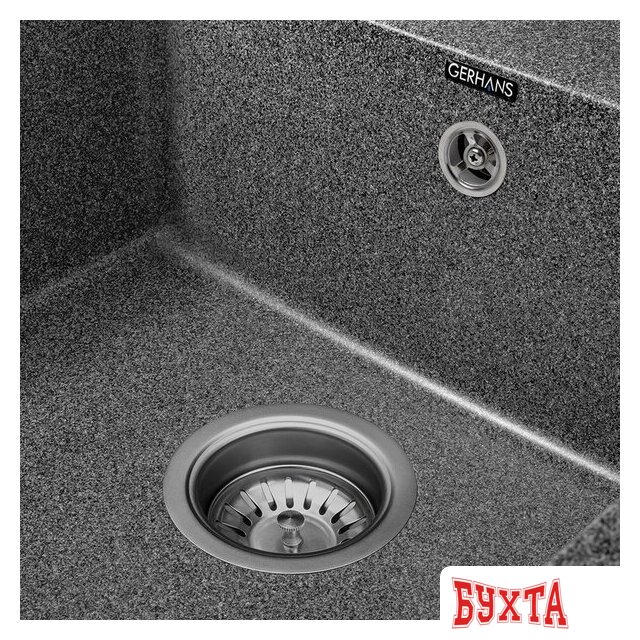 Кухонная мойка Gerhans B27 (графит) 4