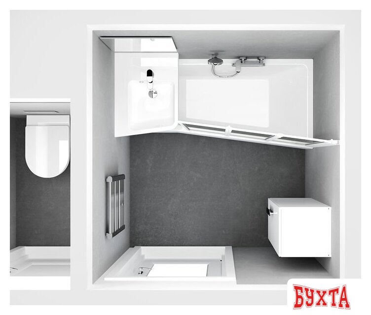 Ванна Ravak Be Happy II 150x75 L 2