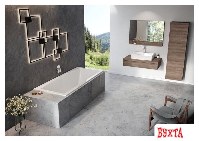 Ванна Ravak Formy 02 Slim 180x80 C891300000 2