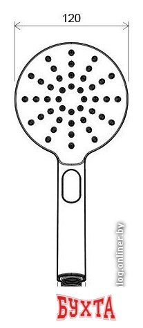 Душевая лейка Ravak 956.00 [X07P233] 4