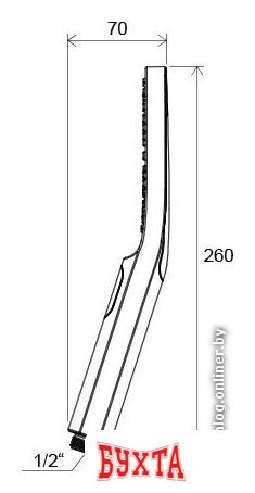 Душевая лейка Ravak 956.00 [X07P233] 5