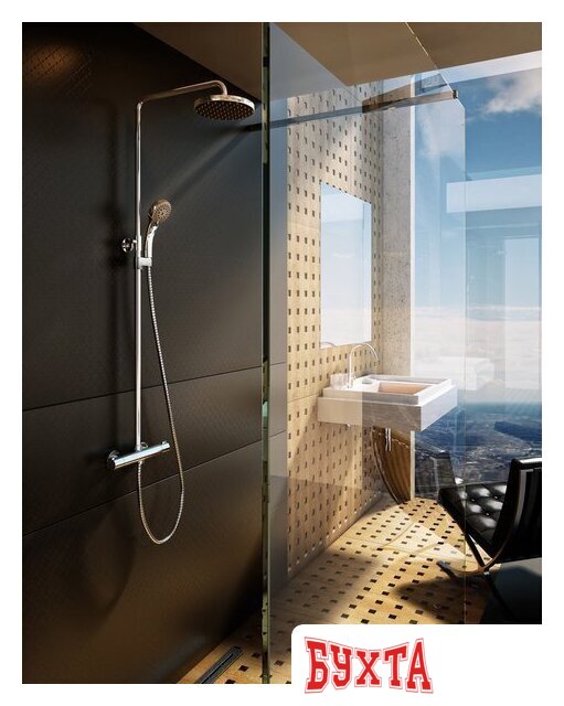 Душевая система Ravak TE 091.00/150 Termo 100 [X070058] 5