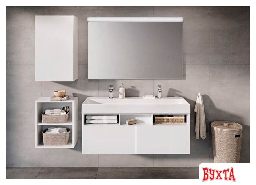 Мебель для ванных комнат Ravak Зеркало Natural 120 X000001058 (белый глянец) 3