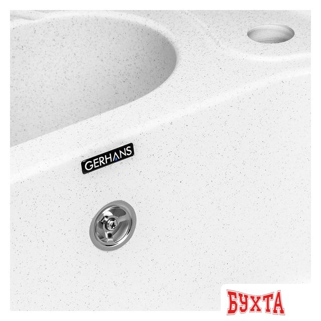 Кухонная мойка Gerhans E02 (белый) 5