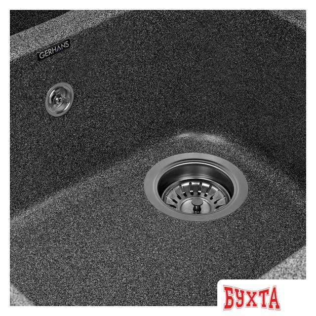 Кухонная мойка Gerhans E02 (графит) 4