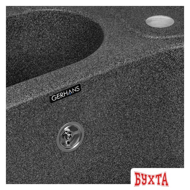 Кухонная мойка Gerhans E02 (графит) 5