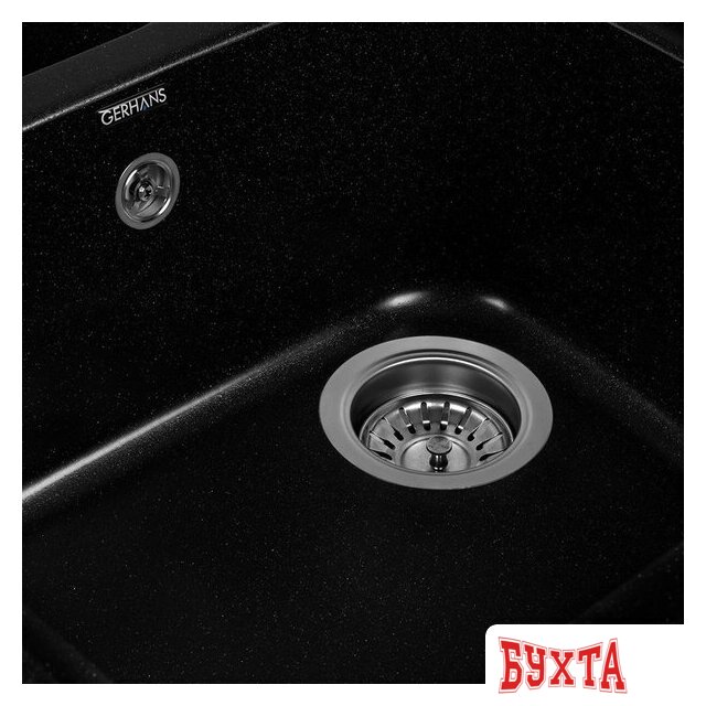 Кухонная мойка Gerhans E02 (оникс) 4