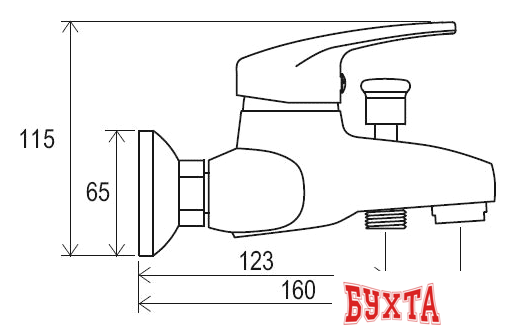 Смеситель Ravak Neo-NO 022.00/150 [X070017] 5