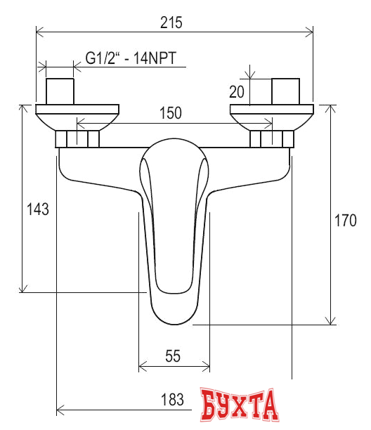 Смеситель Ravak Rosa-RS 022.00/150 [X070011] 4