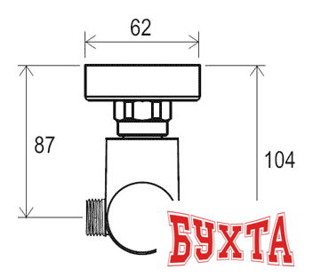 Смеситель Ravak TE 032.00/150 [X070034] 5