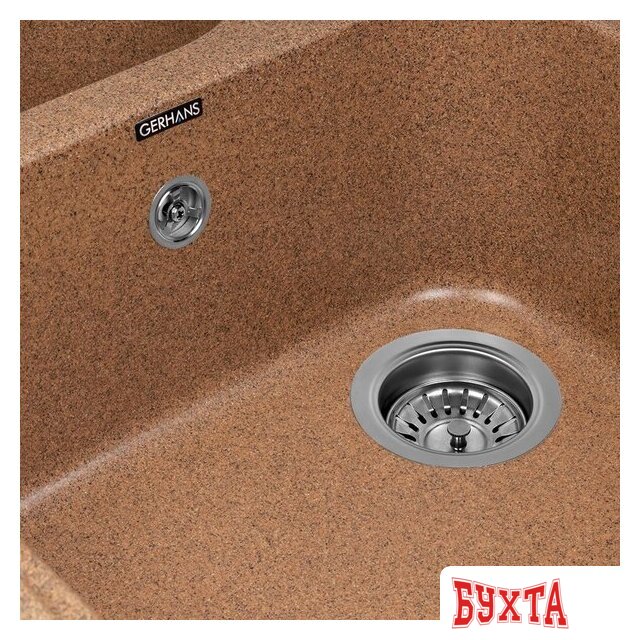 Кухонная мойка Gerhans E02 (терракот) 4