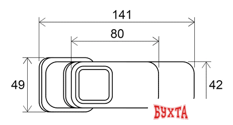 Смеситель Ravak 10° TD 012.00 [X070064] 2
