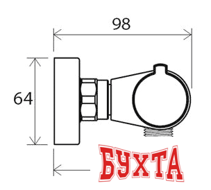 Смеситель Ravak TE 072.00/150 [X070051] 4