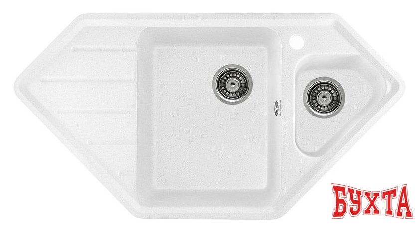 Кухонная мойка Gerhans E10 (белый)