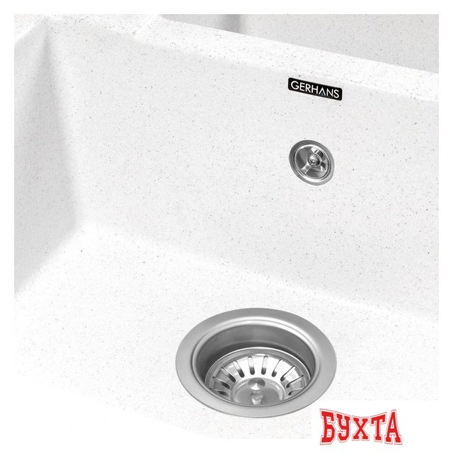 Кухонная мойка Gerhans C01 (белый) 4