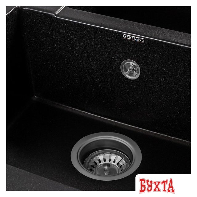 Кухонная мойка Gerhans C01 (оникс) 4