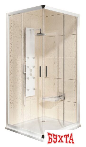 Душевой уголок Ravak Blix BLRV2K 110x110 (белый/grape) 1