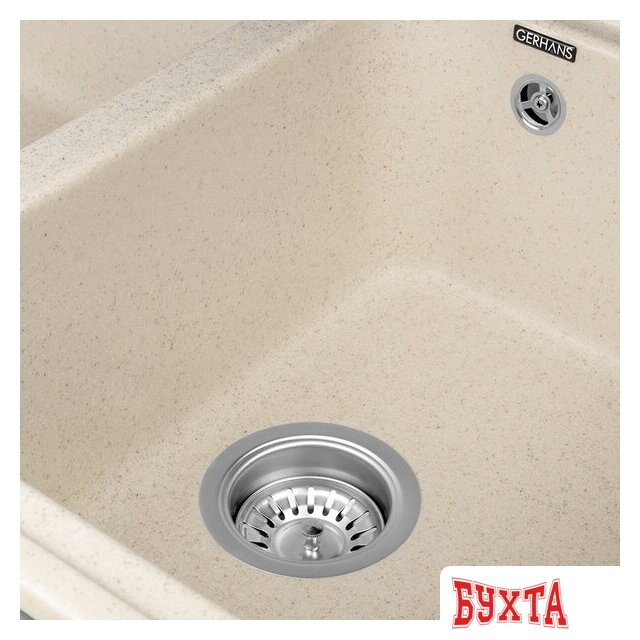 Кухонная мойка Gerhans C02 (бежевый) 4