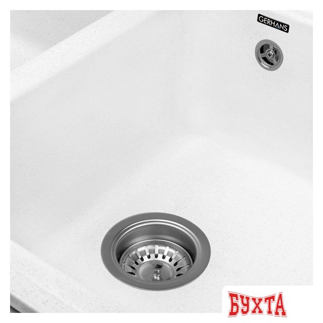 Кухонная мойка Gerhans C02 (белый) 4