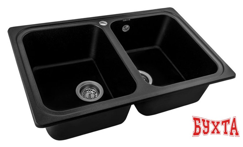 Кухонная мойка Gerhans C02 (оникс) 3