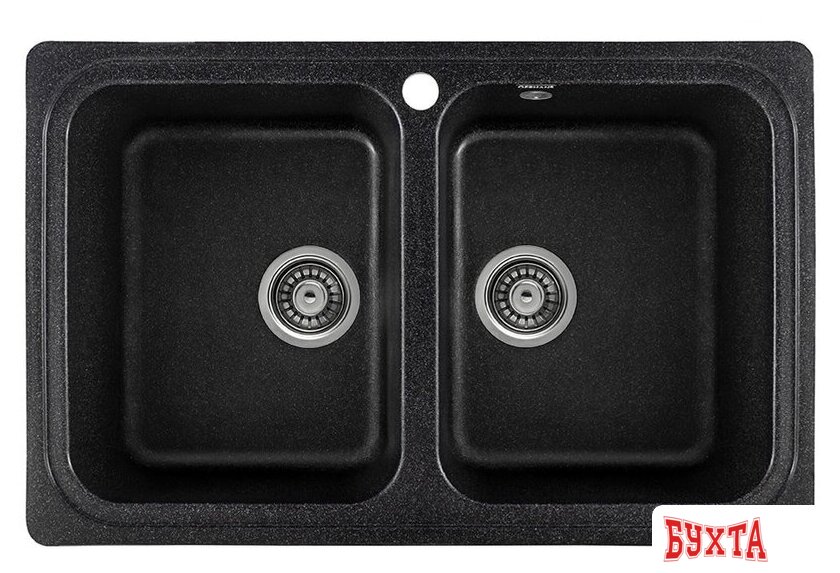 Кухонная мойка Gerhans C02 (черный)