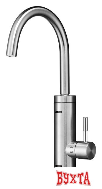 Проточный электрический водонагреватель-кран Zanussi SmartTap Steel