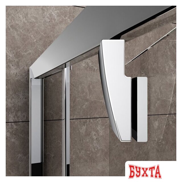 Душевой уголок Ravak Pivot PDOP2+PPS 100x90 (черный/прозрачный) 4