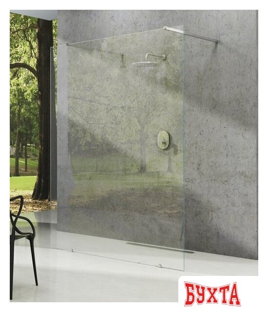 Душевая стенка Ravak Walk-In Free 120 (серебристый/прозрачное) 1